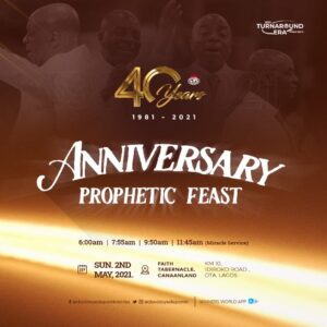 WINNERS CHAPEL 40TH ANNIVERSARY LIVE STREAM