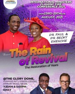 Dunamis International Flaming Fire Conference 2021