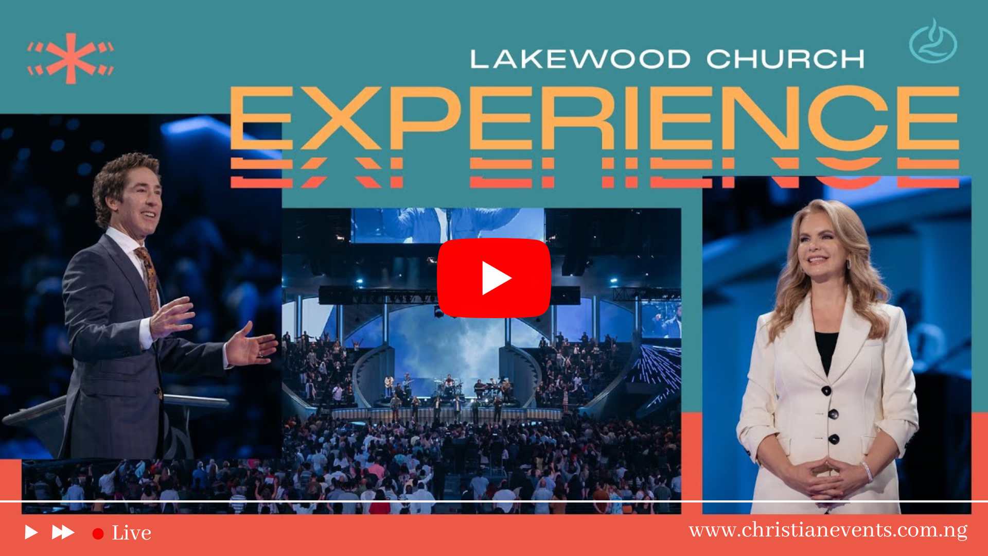 LAKEWOOD CHURCH 2023/2024 CROSS OVER SERVICE LIVE BROADCAST