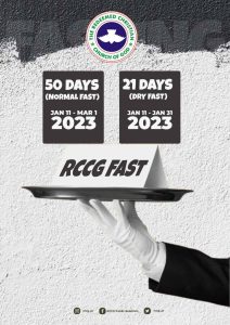 RCCG Annual 50 Days Fasting and Prayer 2023