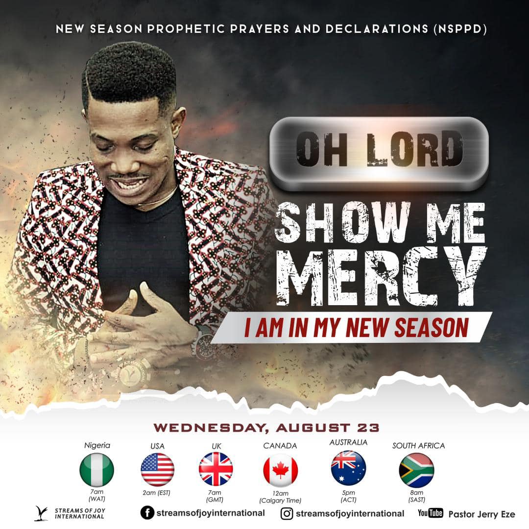 NSPPD LIVE 23RD AUGUST 2023 - OH LORD SHOW ME MERCY, IT IS A NEW SEASON