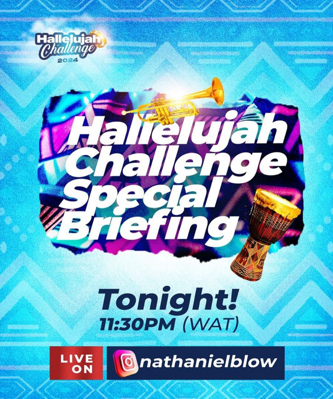 HALLELUJAH CHALLENGE FEBRUARY 2024 WITH NATHANIEL BASSEY LIVE BROADCAST